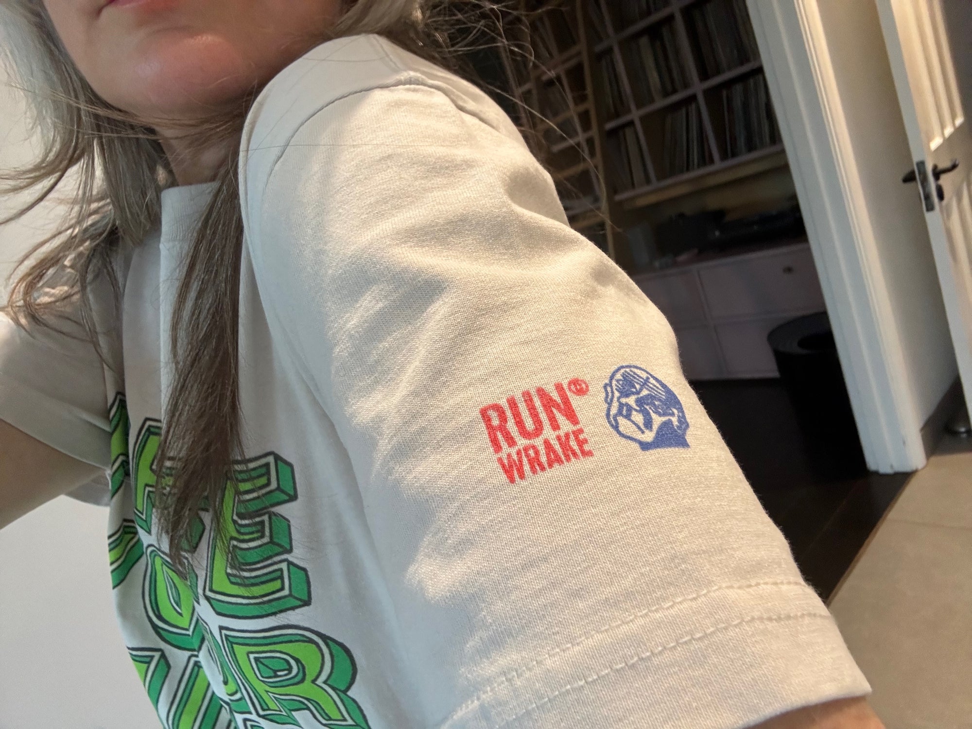 Free Your Mind Oversized faded t-shirt